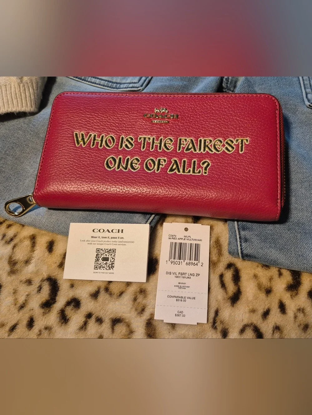 RARE Disney COACH Wallet